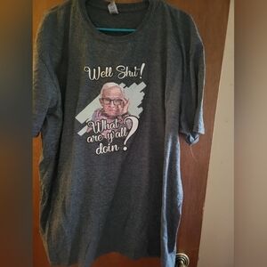 Jordan  Graphic Short-Sleeve Tee - Charcoal "Well Sht! What are y'all doin?"